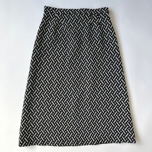 70s disco high waisted maxi skirt silver metallic cross hatch novelty pattern